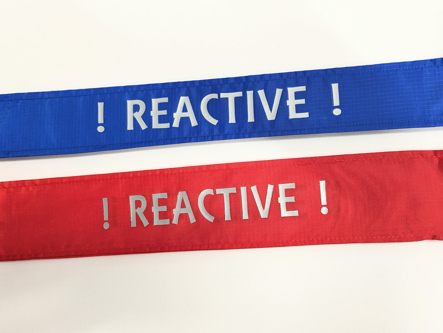 306 "REACTIVE" lead sleeve / cover for dog leash - canine training - puppy socialising - Reactive Dog -various colours available - see pictures and description.