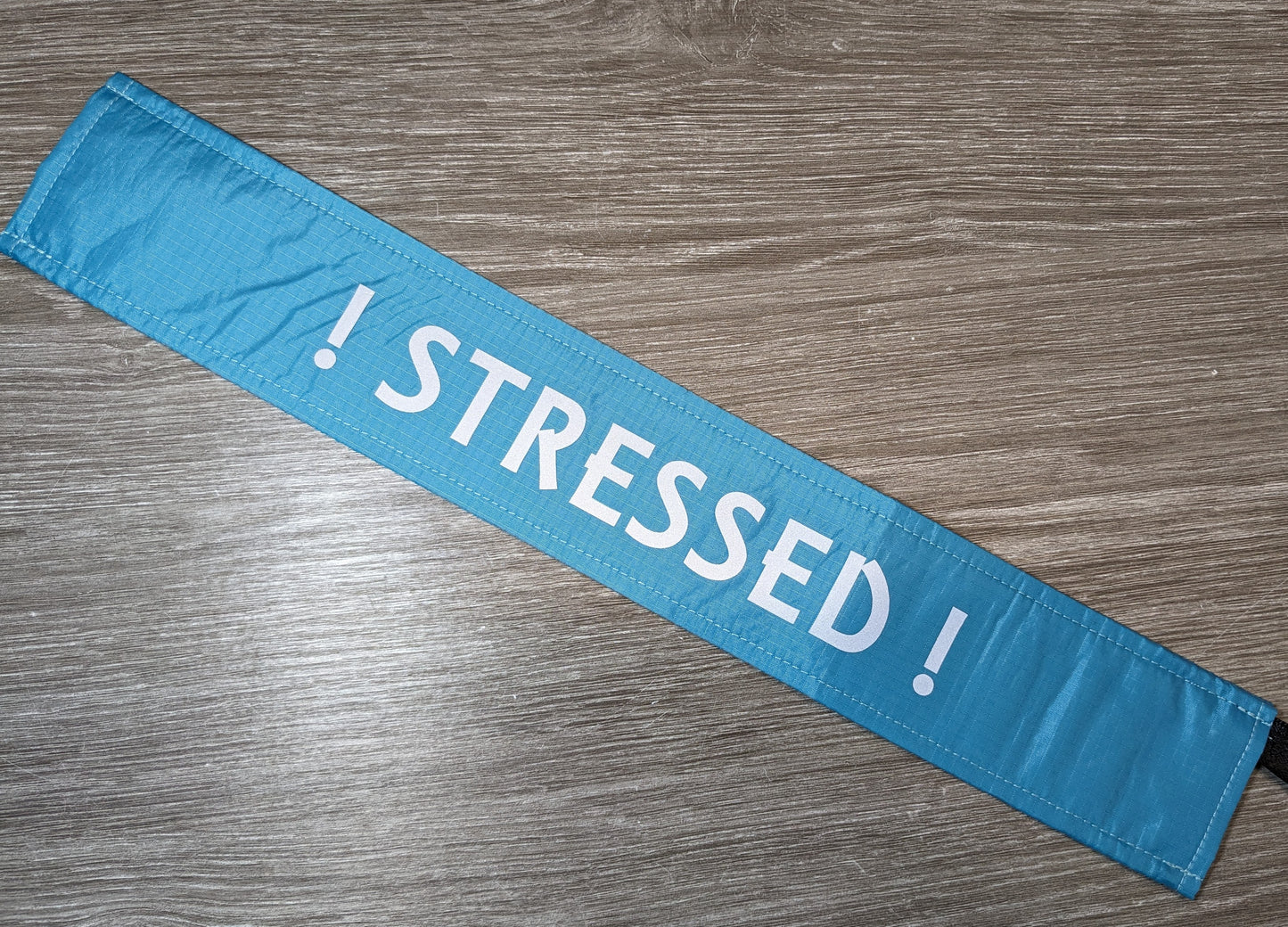 "STRESSED" Dog lead sleeve. 4 colours available.  Cover for dog leash - canine training - puppy socialising - stressed stressing stressy dog (or handler!)